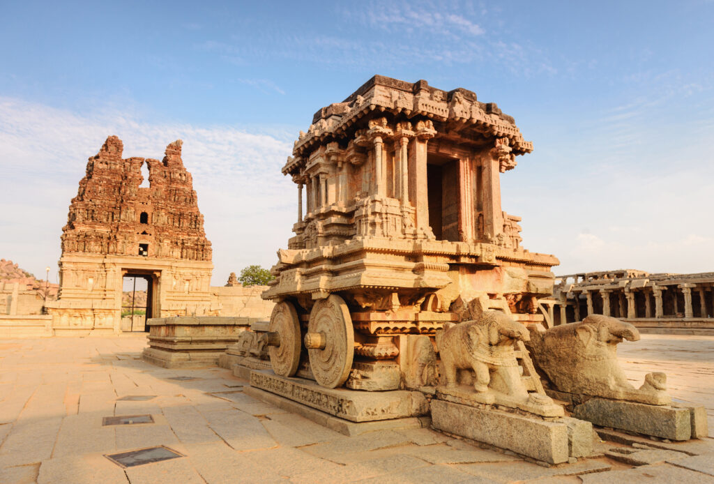 Stone chariot in Hampi